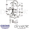 Grohe Concetto Single-Lever Sink Mixer Kitchen Tap Dimensions