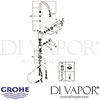 Grohe Concetto Single-Lever Sink Mixer Kitchen Tap Spares
