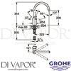 Grohe 32670000 Mixer Spare Diagram