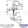 Grohe 32670002 Mixer Spare Diagram