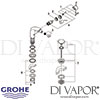 Grohe Ondus Single-Lever Bidet Mixer M-Size Spares