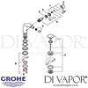 Grohe Ondus Single-Lever Bidet Mixer M-Size Spares