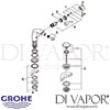 Grohe Ondus Single-Lever Bidet Mixer M-Size Spares