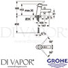 Grohe 32701001 Mixer Spare Diagram