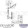 Grohe 32723000 Mixer Spare Diagram