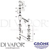 Grohe 32729000 Mixer Spare Tech Diagram