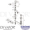 Grohe 32732000 Mixer Spare Tech Diagram