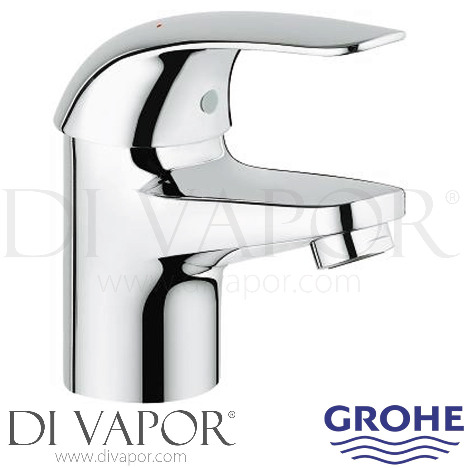 Grohe 32734000 Euroeco Single-Lever Basin Mixer (1/2 Inch) S-Size Tap ...