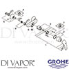 Grohe 32740000 Mixer Spare Diagram