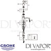Grohe Euroeco Single-Lever Sink Mixer Tap Spares