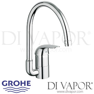 Grohe 32752000 Euroeco Single-Lever Sink Mixer (1/2 Inch) Tap Spare Parts