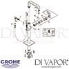 Grohe Allure Single-Lever Bath Mixer Floor Mounted Spares
