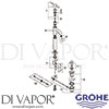 Grohe-32760000 Mixer Spare Tech Diagram