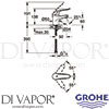 Grohe 32762000 Mixer Spare Diagram