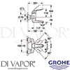 Grohe 32767000 Mixer Spare Diagram