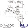 Grohe 32767000 Mixer Spare Tech Diagram