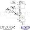 Grohe 32771000 Mixer Spare Tech Diagram
