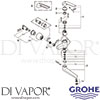 Grohe 32774000 Mixer Spare Tech Diagram