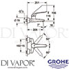 Grohe 32778000 Mixer Spare Diagram