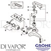 Grohe 32778000 Mixer Spare Tech Diagram