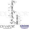 Grohe 32788000 Mixer Spare Diagram