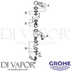 Grohe 32789000 Mixer Spare Diagram