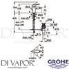 Grohe 32822000 Mixer Spare Diagram