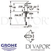 Grohe Eurosmart Cosmopolitan Single-Lever Basin Mixer S-Size Dimensions
