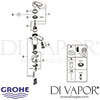 Grohe Eurosmart Cosmopolitan Single-Lever Basin Mixer S-Size Spares