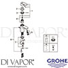 Grohe 3282700E Mixer Spare Diagram