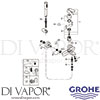 Grohe 32832000 Mixer Spare Diagram