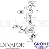 Grohe 32835000 Mixer Spare Diagram