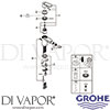 Grohe 32840000 Mixer Spare Diagram