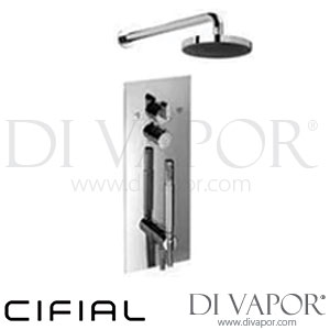 Cifial 32841M3-625 Techno M3 Thermostatic Shower Valve Spare Parts