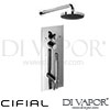 Cifial Techno M3 Thermostatic Shower Valve Spare Parts