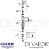 Grohe Eurosmart Cosmopolitan Single-Lever Sink Mixer Tap Spares