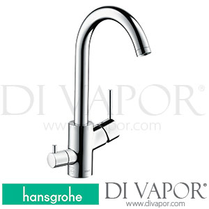 Hansgrohe 32846000 Talis M52 Single Lever Ktichen Mixer 270, Device Shut-Off Valve, 1Jet, Dzr Spare Parts >04/20