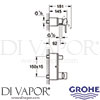 Grohe 32846000 Mixer Spare Diagram