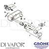 Grohe 32846000 Mixer Spare Tech Diagram