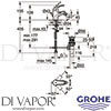 Grohe 32849000 Mixer Spare Diagram