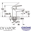 Grohe 32857000 Spare Diagram