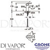 Grohe 32858000 Mixer Spare Diagram