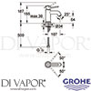 Grohe 32863000 Mixer Spare Diagram