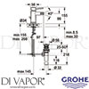 Grohe 32864000 Mixer Spare Diagram