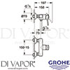 Grohe 32867000 Mixer Spare Diagram