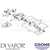 Grohe 32867000 Mixer Spare Tech Diagram