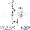 Grohe 3287500A Mixer Spare Diagram