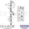 Grohe 3287700A Mixer Spare Diagram