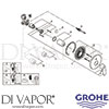 Grohe 32879000 Mixer Spare Daigram