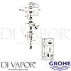 Grohe 32882000 Mixer Spare Diagram